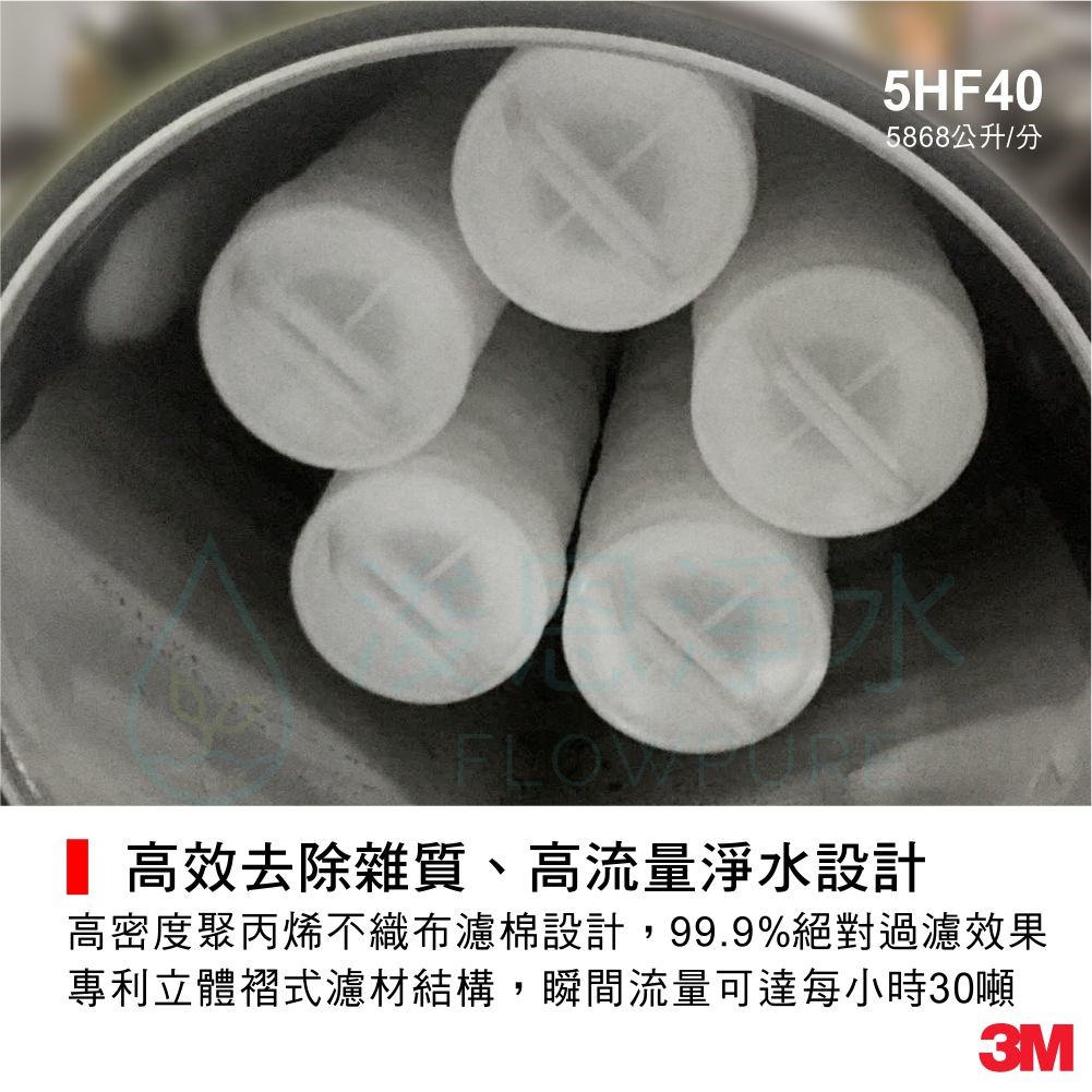 3M HF40H 40吋超高流量淨水器