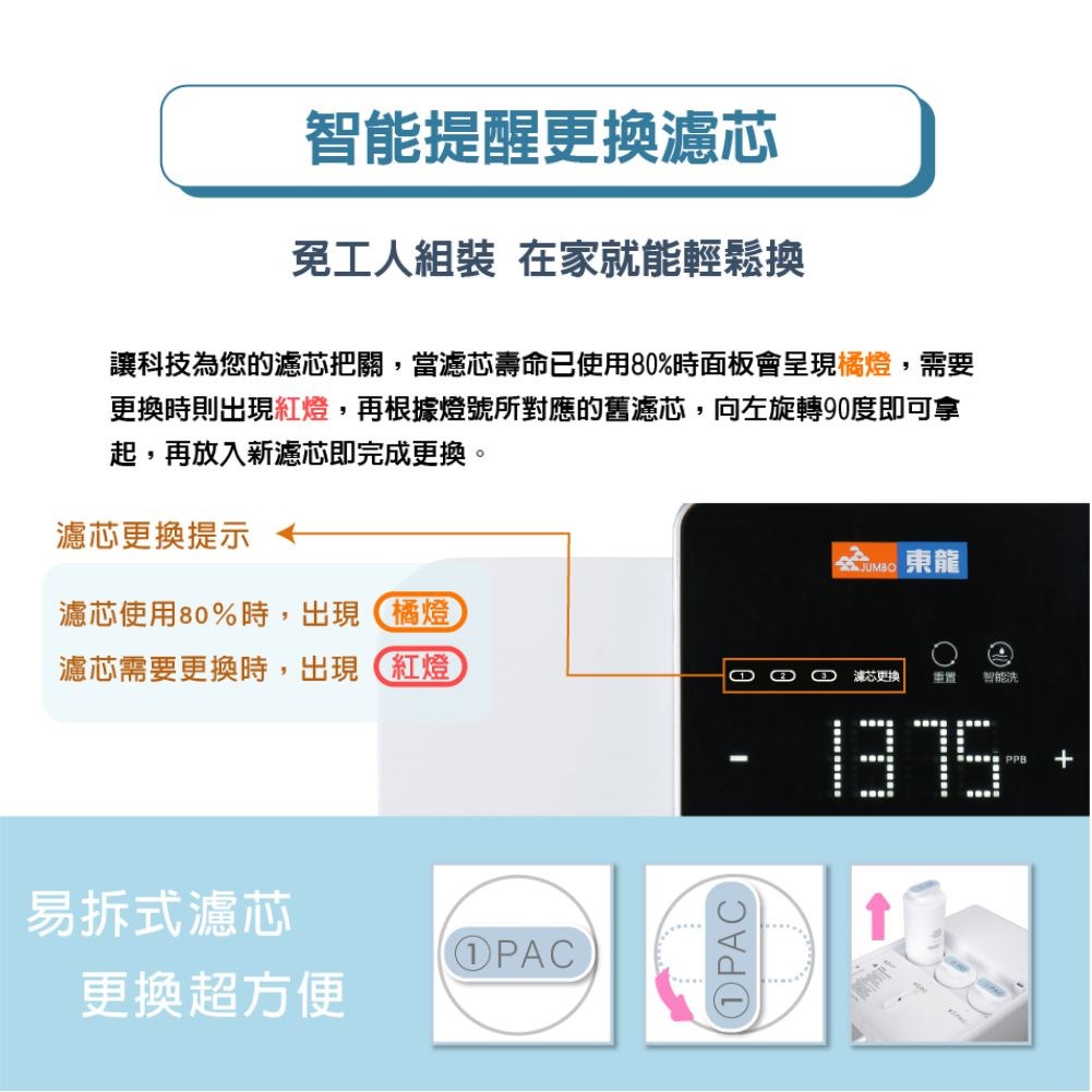 東龍 TE-521i 桌上型 RO熱飲機