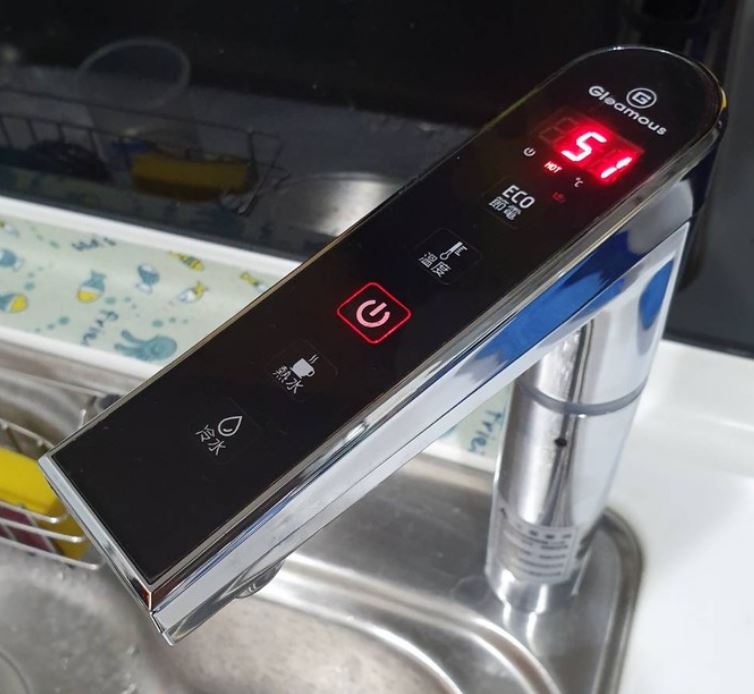 【Gleamous格林姆斯】K800冷熱雙溫觸控出水廚下型飲水機(搭配3M 9812X三道式淨水器)